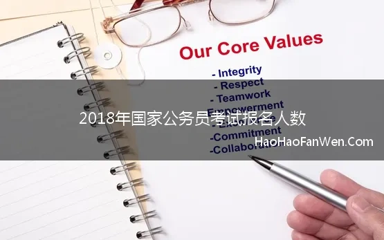 2018年江西省公务员报考人数统计