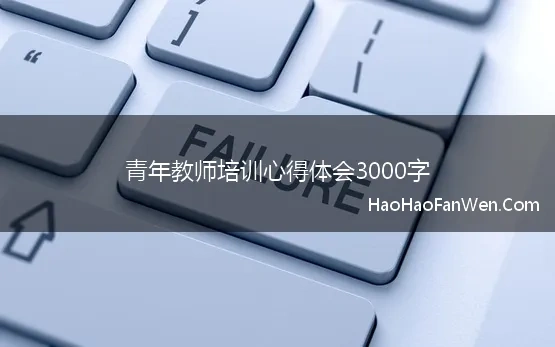 青年教师培训心得体会3000字