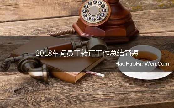 2018车间员工转正工作总结简短