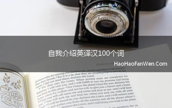 自我介绍英译汉100个词(大学英文自我介绍100词)