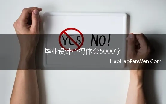 毕业设计心得体会5000字 毕业设计心得体会范文6