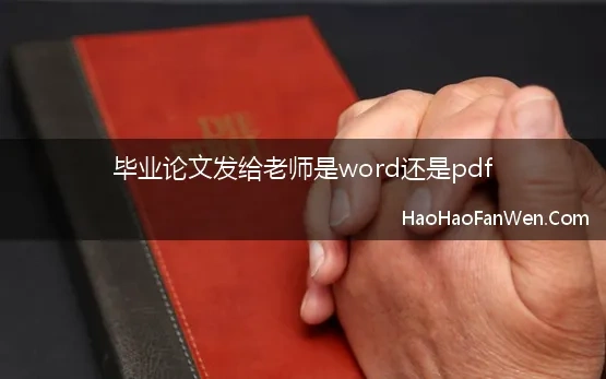 毕业论文发给老师是word还是pdf(硕士毕业论文盲审，专家