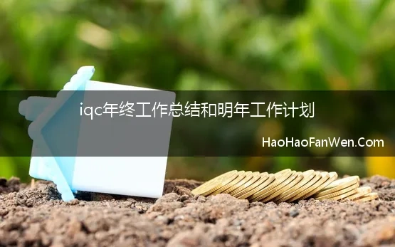 iqc年终工作总结和明年工作计划