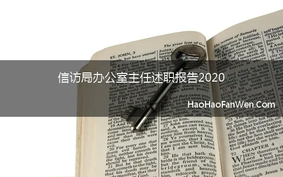 信访局办公室主任述职报告2020