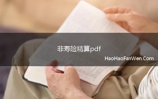 非寿险精算pdf