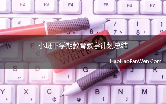 小班下学期教育教学计划总结