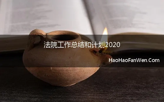 法院工作总结和计划2020