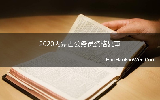 2020内蒙古公务员资格复审 内蒙古自治区党政群机关2020年考试录用公务员资格复审、体能测评、面试等有关事宜的通知