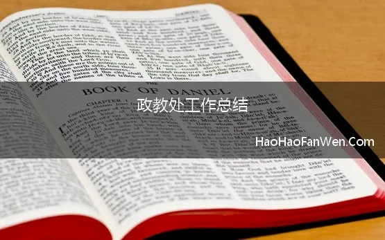 政教处工作总结 学校政教处个人工作总结范文